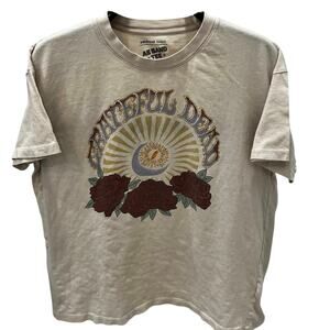 American Eagle AE Band Tees Adult XS/S Grateful Dead Cream Graphic T-shirt